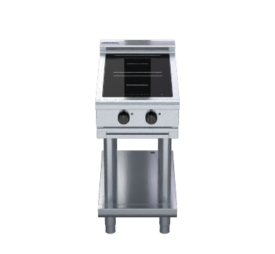 Waldorf 800 Series INL8200R5-LS - 450mm Electric Induction Cooktop Low Back Version - Leg Stand