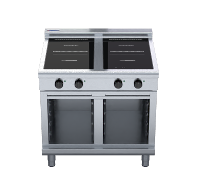 Waldorf 800 Series INL8400R3-CB - 900mm Electric Induction Cooktop Low Back Version - Cabinet Base