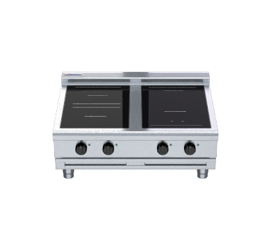 Waldorf 800 Series INL8400R3F-B- 900mm Electric Induction Cooktop Low Back Version - Bench Model