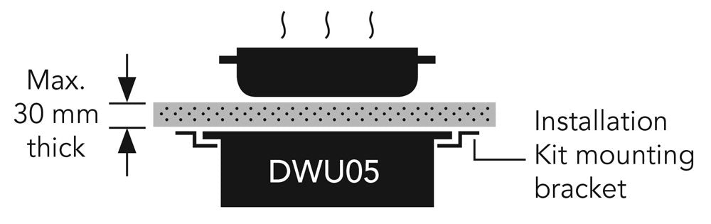 Dipo Under Counter LAVA Induction warmer
