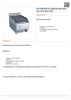 FED JUS-TRH40LPG GASMAX Benchtop Gas Lava Rock Grill / 400x650x475+60 /2+2Y Warranty