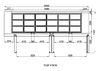 Turbo Air KSR24-4(FB) 2400mm Four Door Salad Prep Fridge 690L