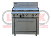 LKK OB6A+O Gas Hotplate With Static Oven 900mm