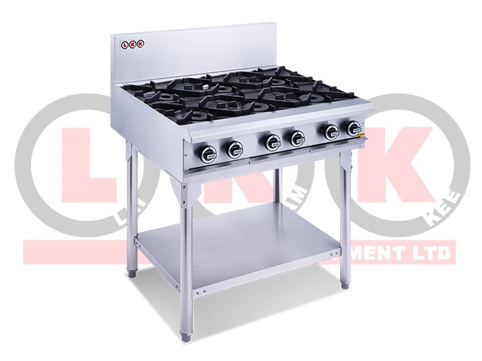 LKK OB6D 6 Gas Open Burner Cooktop