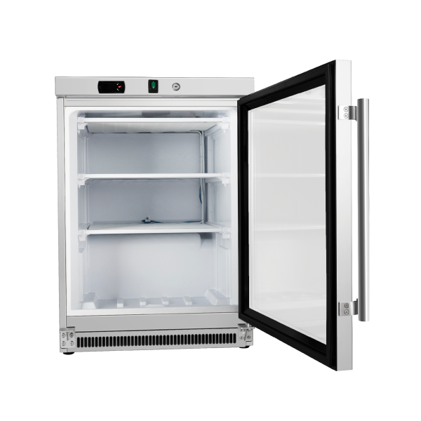 Exquisite MF210G One Glass Door Underbench Storage Freezers