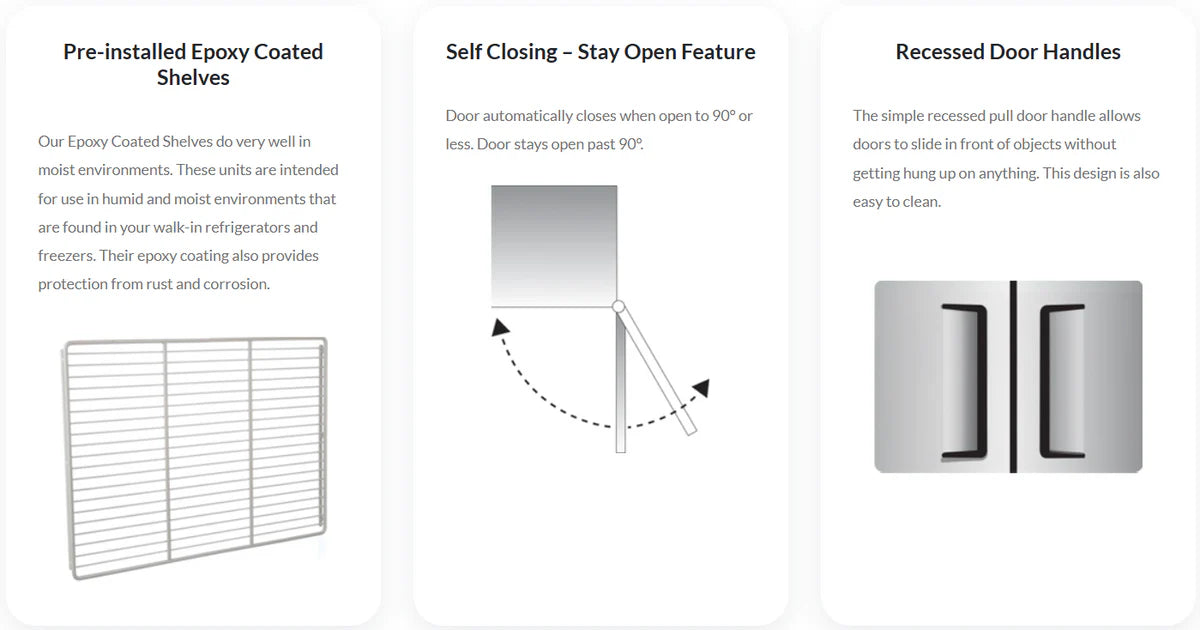 Atosa MSF8307 2 Door Mega Top Sandwich Prep Table Fridge 1530mm