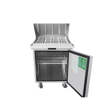 Atosa 1 Door Sandwich Prep Table Fridge - 698mm MSF8305