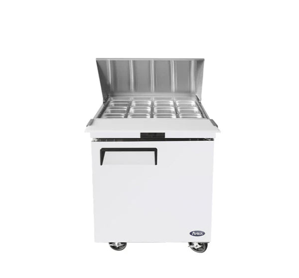 Atosa 1 Door Sandwich Prep Table Fridge - 698mm MSF8305