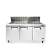 Atosa MSF8308 3 Door Sandwich Prep Table Fridge - 1846mm