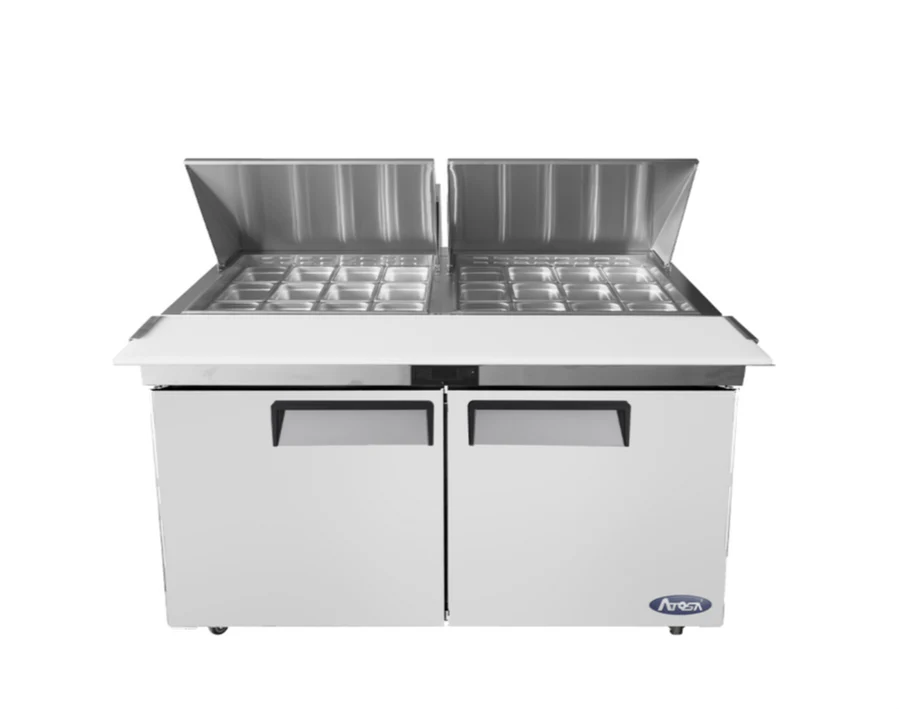 Atosa MSF8307 2 Door Mega Top Sandwich Prep Table Fridge 1530mm