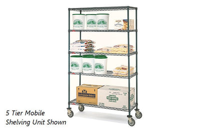 Metro / NK3.M4T68.1860 / Super Erecta Wire Shelving - Mobile 4 Tier 18 x 60 x 68