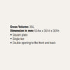 Exquisite CD35-B One Tier Flat Glass Ambient Cake Display – Woodgrain Black Colour