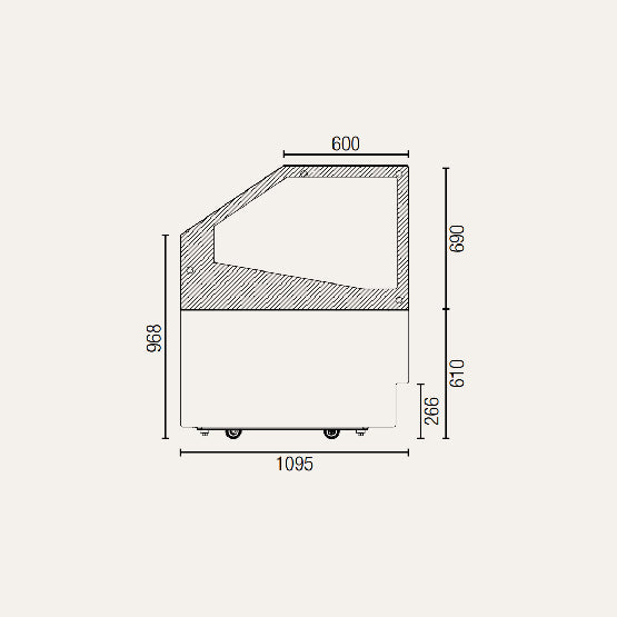 Exquisite IC18T – 18 Tubs Ice Cream Scooping Freezers