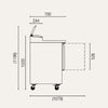 Exquisite STC380 Saladette Food Preparation Refrigerators – Static