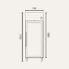 Exquisite GSC650G One Glass Door Upright Storage Refrigerators