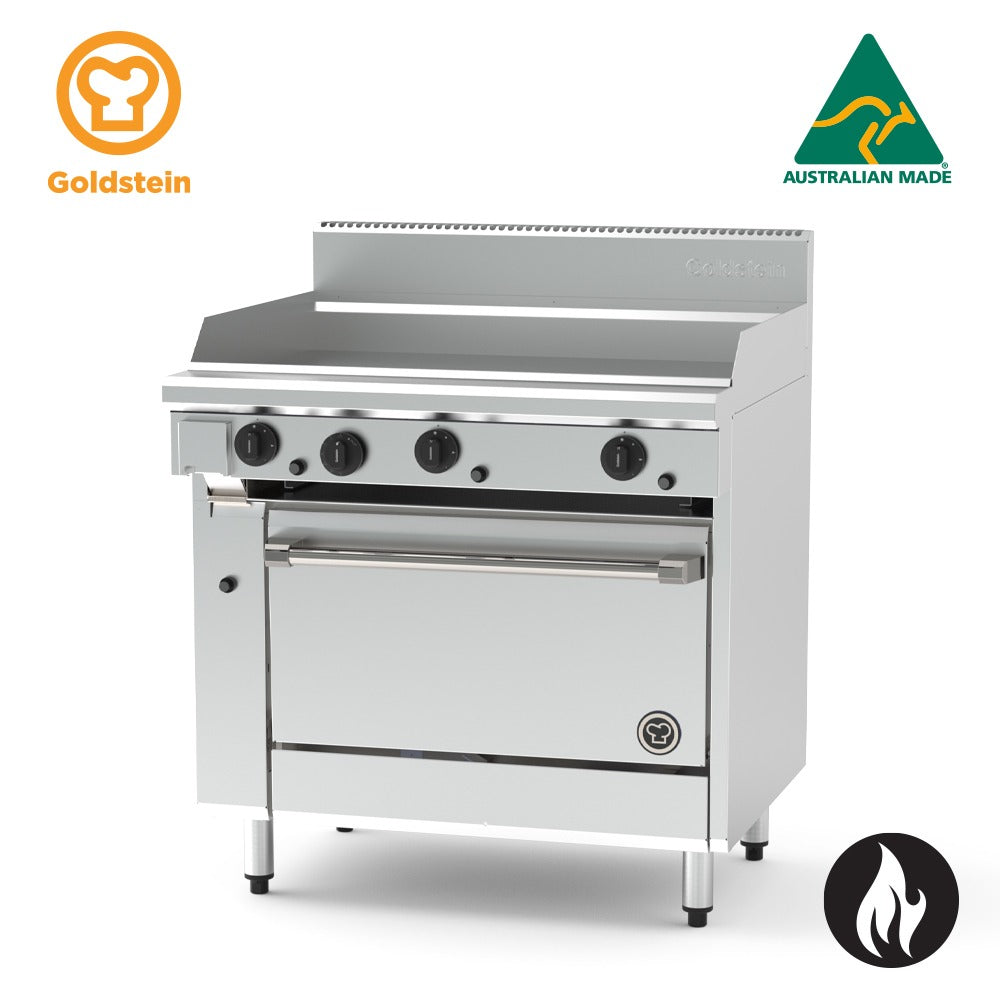 Goldstein PF36G28-X - Gas Range with 914mm Griddle & 700mm Gas Static Oven