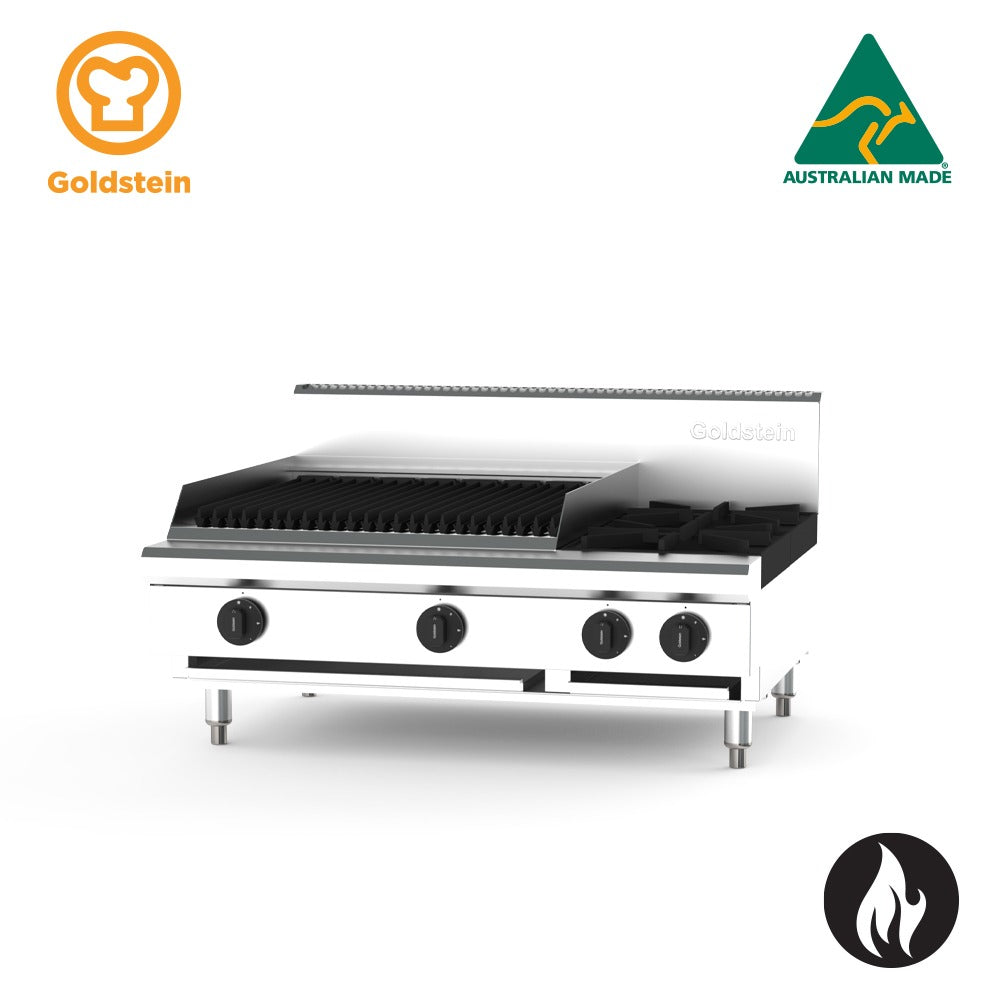 Goldstein PFB24Q2-X - 2 Burners Cooking Tops with 305mm BBQ