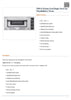 FED PMG-9 Prisma Food SIngle Deck Gas Pizza&Bakery Ovens / 1305x1362x560 /2Y Warranty
