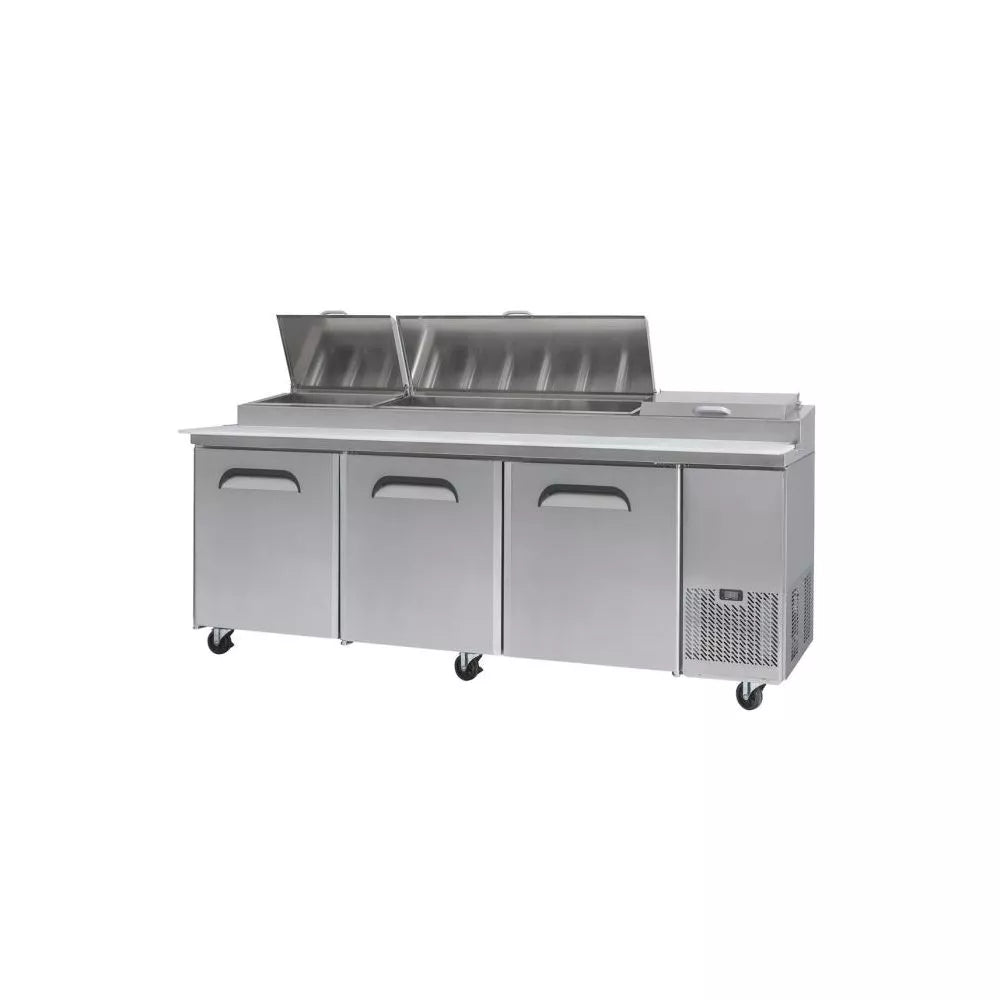 Bromic PP2370 Three Door Pizza Preparation Fridge 873L