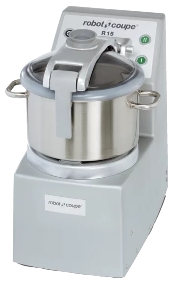 Robot Coupe - R 15 - Cutter Mixer - 15L Stainless Bowl - Variable Speed - 3 Phase