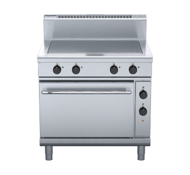 Waldorf 800 Series RN8114EC - 900mm Electric Solid Top Convection Oven Range