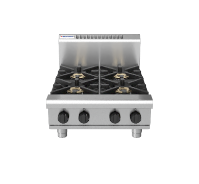 Waldorf / RNL8400G-B_NAT / 600mm Gas Cooktop Low Back Version Bench Model (112MJ, Natural Gas) / 116kg / W600 x D805 x H370 / 1Y Warranty