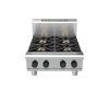 Waldorf / RNL8400G-B_NAT / 600mm Gas Cooktop Low Back Version Bench Model (112MJ, Natural Gas) / 116kg / W600 x D805 x H370 / 1Y Warranty