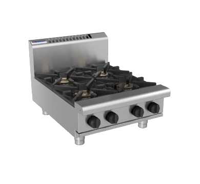 Waldorf / RNL8400G-B_LPG / 600mm Gas Cooktop Low Back Version Bench Model (112MJ, LPG) / 116kg / W600 x D805 x H370 / 1Y Warranty