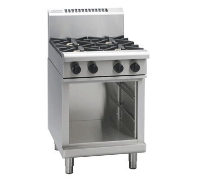 Waldorf / RNL8406G-CB_LPG / 600mm Gas Cooktop Low Back Version - 4 Burners Cabinet Base (40MJ, LPG) / 116Kg / W600 x D805 x H972 / 1Y Warranty