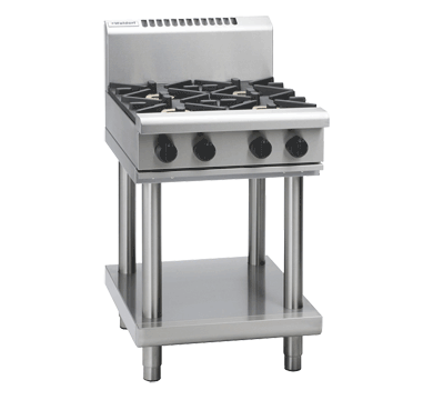 Waldorf 800 Series RNL8403G-LS - 600mm Gas Cooktop Low Back Version  Leg Stand - LPG