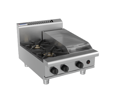 Waldorf / RN8403G-B_NAT / 600mm Gas Cooktop Bench Model (76MJ, Natural Gas) / 116Kg / W600 x D805 x H530 / 1Y Warranty