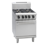 Waldorf / RN8410G_LPG / 600mm Gas Range Static Oven - 4 burner cooktop range (136MJ, LPG) / 210kg / W600 x D805 x H1130 / 1Y Warranty