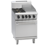 Waldorf / RN8413G_NAT / 600mm Gas Range Static Oven - 2 burner cooktop range with 300mm griddle (100MJ, Natural Gas) / 210kg / W600 x D805 x H1130 / 1Y Warranty