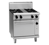 Waldorf / RNL8513GEC_LPG / 750mm Gas Range Electric Convection Oven Low Back Version  - 2 burner cooktop range with 300mm griddle (76MJ, LPG) / 251kg / W750 x D805 x H972 / 1Y Warranty