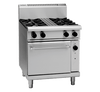 Waldorf / RNL8510G_NAT / 750mm Gas Range Convection Oven Low Back - 4 burner cooktop range (142MJ, Natural Gas) / 239kg / W750 x D805 x H972 / 1Y Warranty