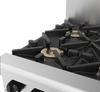 Waldorf / RN8603G-B_NAT /  900mm Gas Cooktop - 4 Burner cooktop with 300mm griddle Bench Model (132MJ, Natural Gas) / 174Kg / W900 x D805 x H530 / 1Y Warranty