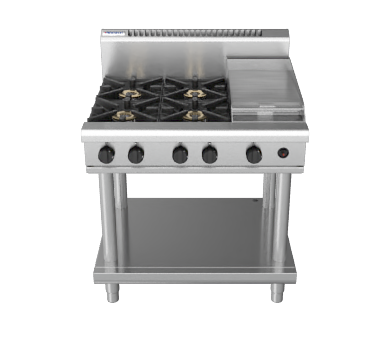 Waldorf 800 Series RN8603G-LS - 900mm Gas Cooktop  Leg Stand - LPG