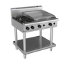 Waldorf / RN8606G-LS_LPG / 900mm Gas Cooktop Leg Stand -2 burner cooktop with 600mm griddle (96MJ, LPG) / 174Kg / W900 x D805 x H1130/ 1Y Warranty