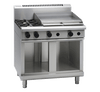 Waldorf / RN8606G-CB_NAT / 900mm Gas Cooktop Low Back Version - 2 burner cooktop with 600mm griddle on cabinet base (96MJ, Natural Gas) / 245Kg / W900 x D805 x H972 / 1Y Warranty