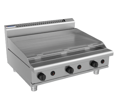Waldorf / RN8609G-B_LPG / Gas Cooktop with 900mm griddle Bench Model (60MJ, LPG) / 174Kg / W900 x D805 x H530 / 1Y Warranty