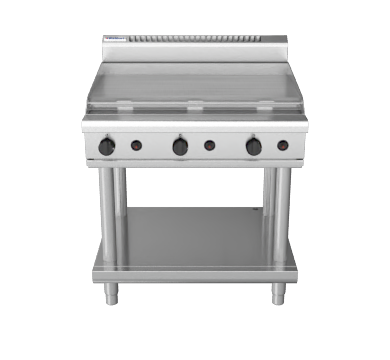 Waldorf / RNL8609G-LS_NAT / 900mm Gas Cooktop with 900mm griddle on Low Back Version Leg Stand (60MJ, Natural Gas) / 174Kg / W900 x D805 x H972 / 1Y Warranty