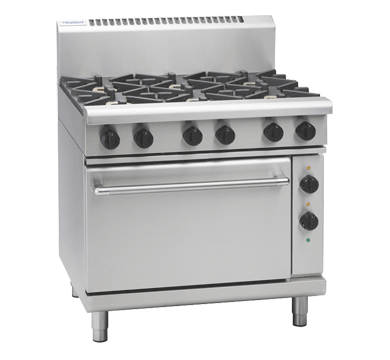 Waldorf 800 Series RNL8619GE - 900mm Gas Range Electric Static Oven Low Back Version - LPG