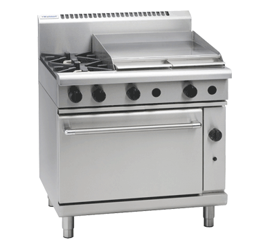 Waldorf 800 Series RNL8616G - 900mm Gas Range Static Oven Low Back Version - LPG