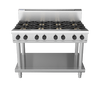 Waldorf / RN8800G-LS_NAT / 1200mm Gas Cooktop - 8 Burner, Leg Stand 224MJ, Natural Gas) / 216kg / W1200 x D805 x H1130 / 1Y Warranty
