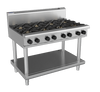 Waldorf / RNL8800G-LS_NAT / 1200mm Gas Cooktop Low Back Version- 8 Burner, Leg Stand (224MJ, Natural Gas) / 216kg / W1200 x D805 x H972 / 1Y Warranty