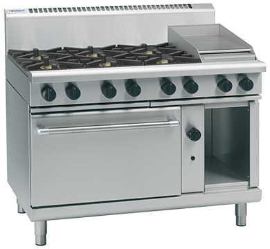 Waldorf 800 Series RN8813G - 1200mm Gas Range Static Oven - LPG