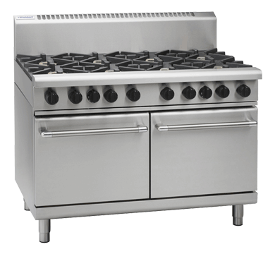 Waldorf 800 Series RNL8826G - 1200mm Gas Range Static Oven Low Back Version - LPG