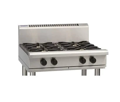 Waldorf / RN8900G-B_LPG / 900mm Gas Cooktop - 4 Burner Bench Model (112MJ, LPG) / 174Kg / W900 x D805 x H530 / 1Y Warranty
