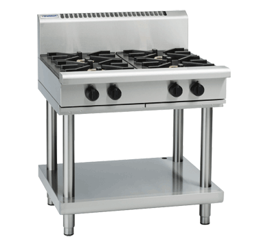 Waldorf / RN8900G-LS_LPG / 900mm Gas Cooktop - 4 Burner, Leg Stand (112MJ, LPG) / 174kg / W900 x D805 x H1130/ 1Y Warranty
