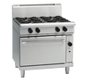 Waldorf / RNL8910GC_LPG / 900mm Gas Range Convection Oven Low Back Version  - 4 burner cooktop range (142MJ, LPG) / 280kg / W900 x D805 x H972 / 1Y Warranty